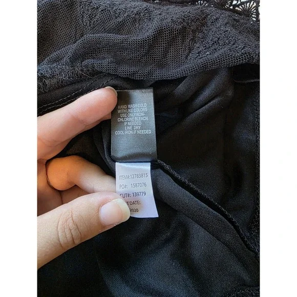 Torrid Black Lacey Floral Maxi Skirt | Size 4X - Picture 3 of 6